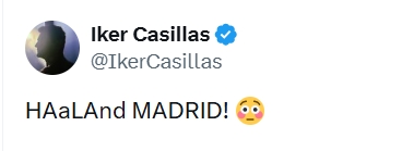在线吃瓜！里克尔梅称将签哈兰德，卡西发文:HAaLAnd MADRID!😳